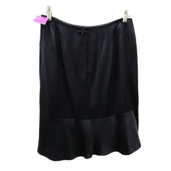 Ellen Tracy Navy Silk Skirt - Picture 2 of 2
